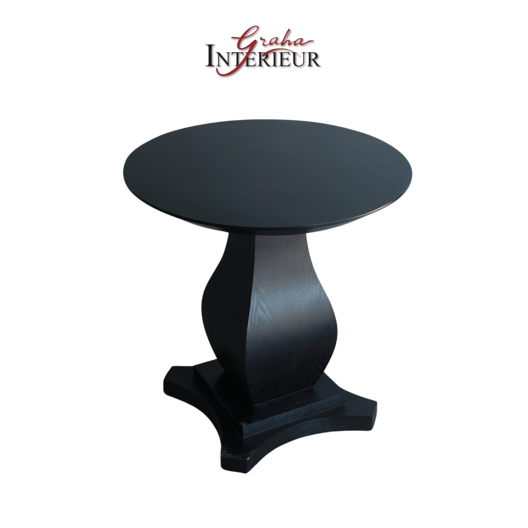 Olivia Black Corner Table
