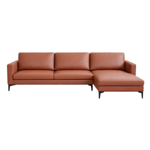 Aryell Leather L-Shape Sofa