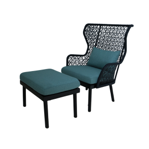 Elmira Lounge Chair + Ottoman